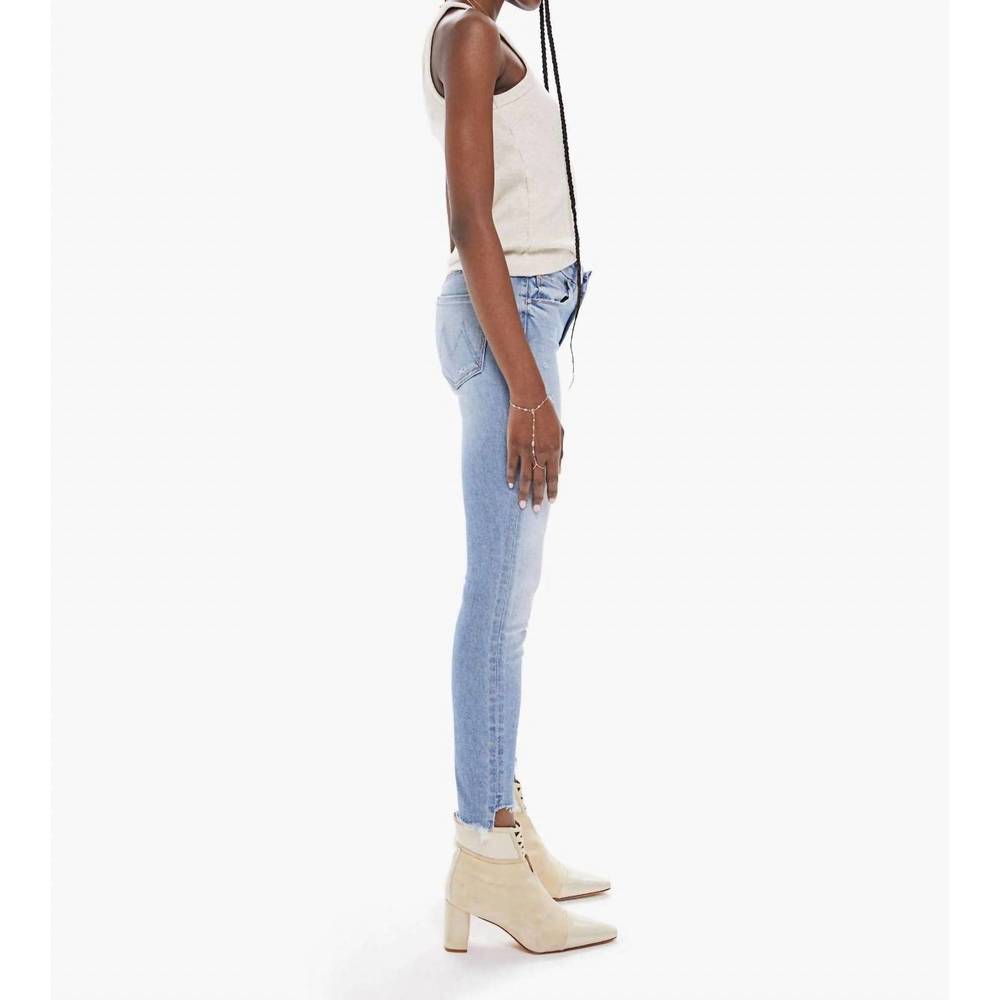 NEW MOTHER the looker step ankle fray denim in despite differences - Picture 2 of 3